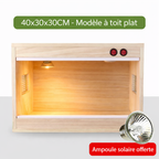 Terrarium pour escargots – Bois humide naturel