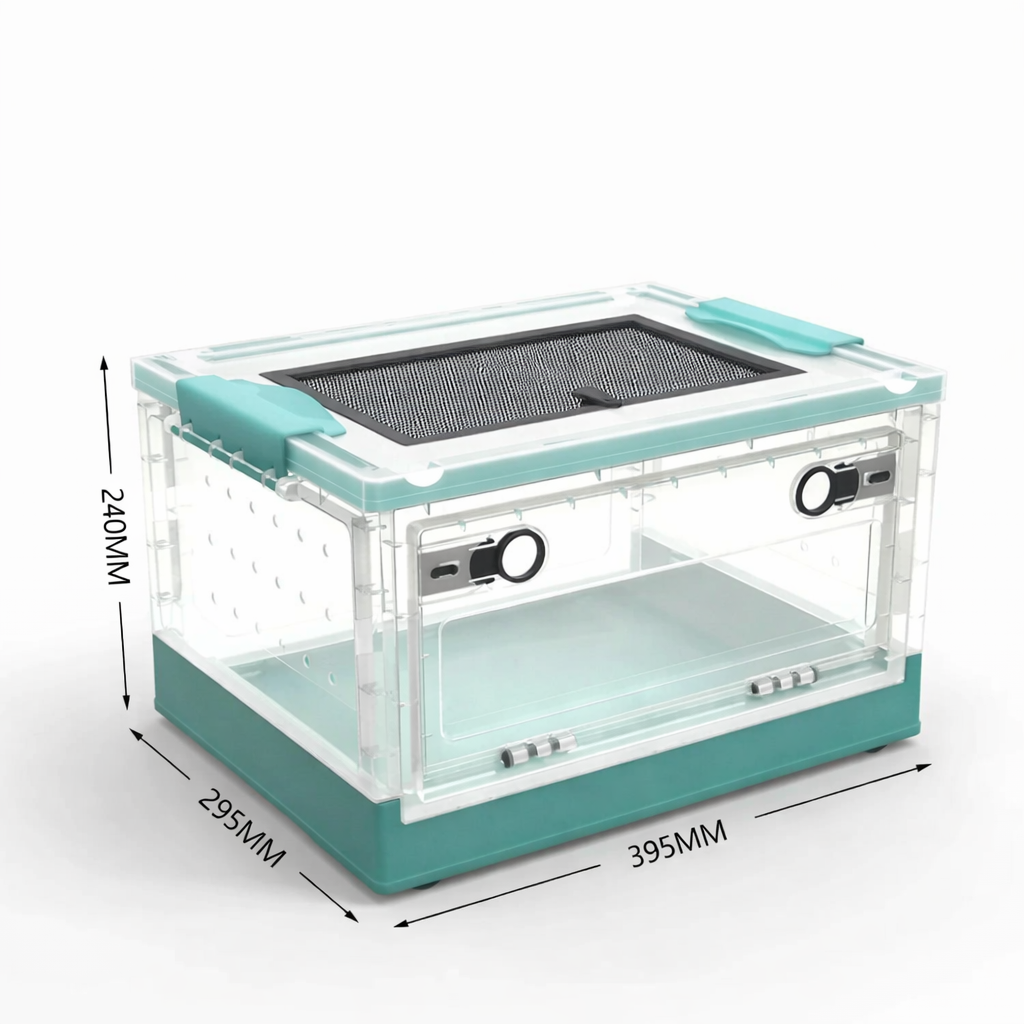 Terrarium pour escargots – Plastic clair humide