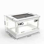 Terrarium pour escargots – Plastic clair humide