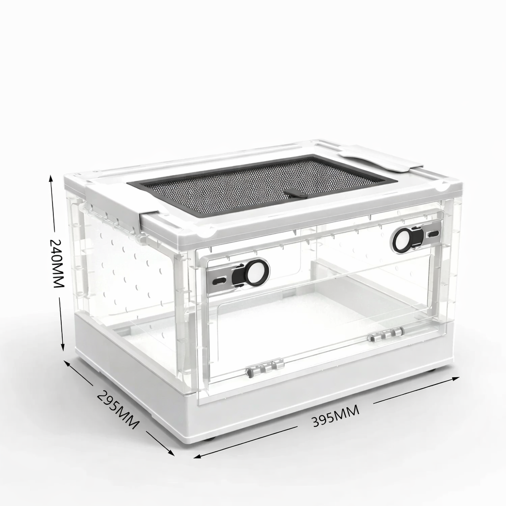 Terrarium pour escargots – Plastic clair humide