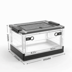 Terrarium pour escargots – Plastic clair humide