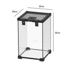 Terrarium pour grenouilles – Verre tropical aéré